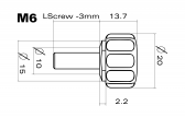 Easyknob M6 Massblatt