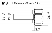 Easyknob M8 Massblatt